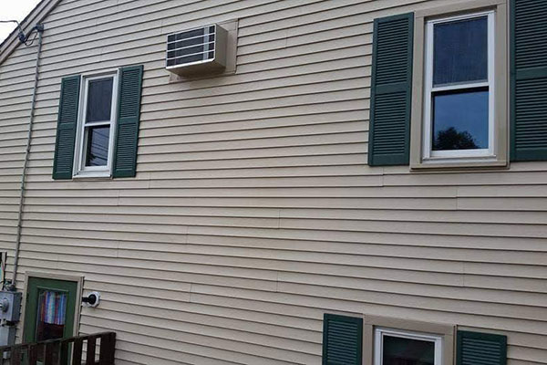 House Vinyl Siding Before Pressure Washing Cleaning by ACME