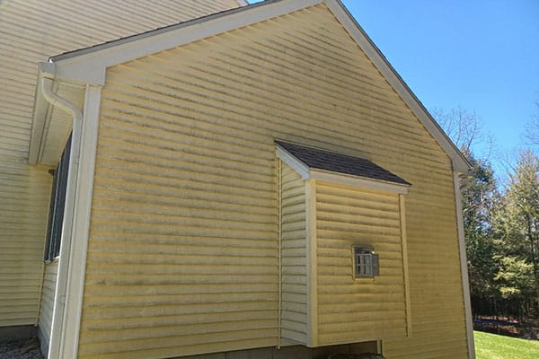 House Vinyl Siding Before Pressure Washing Cleaning by ACME