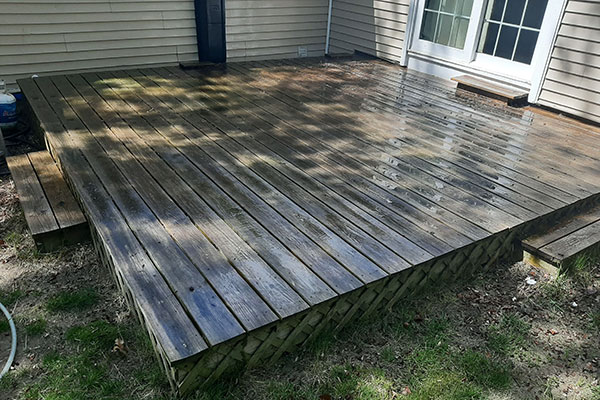 Deck Power Washing and Staining by ACME