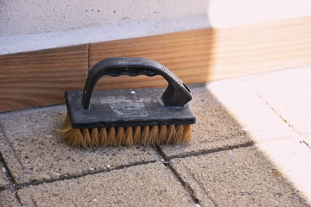 How to deep clean your patio using elbow grease instead of electricity