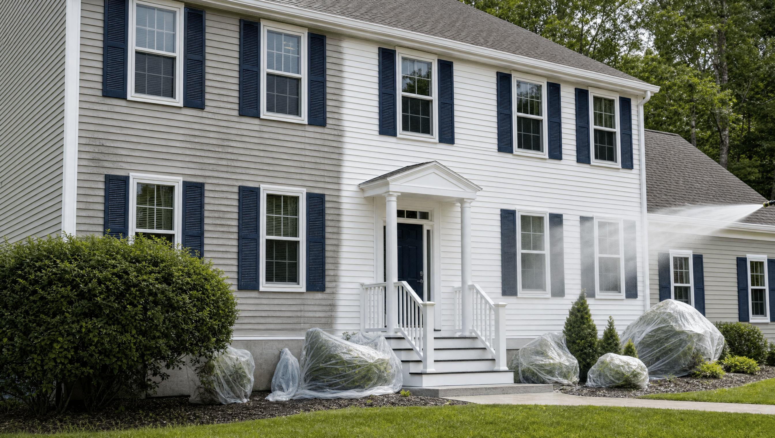 Pressure Washing Vinyl Siding: When, How, and What to Avoid
