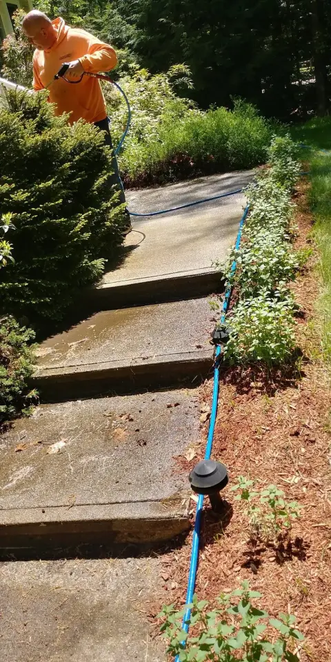 Patios & Walkways cleaning by ACME